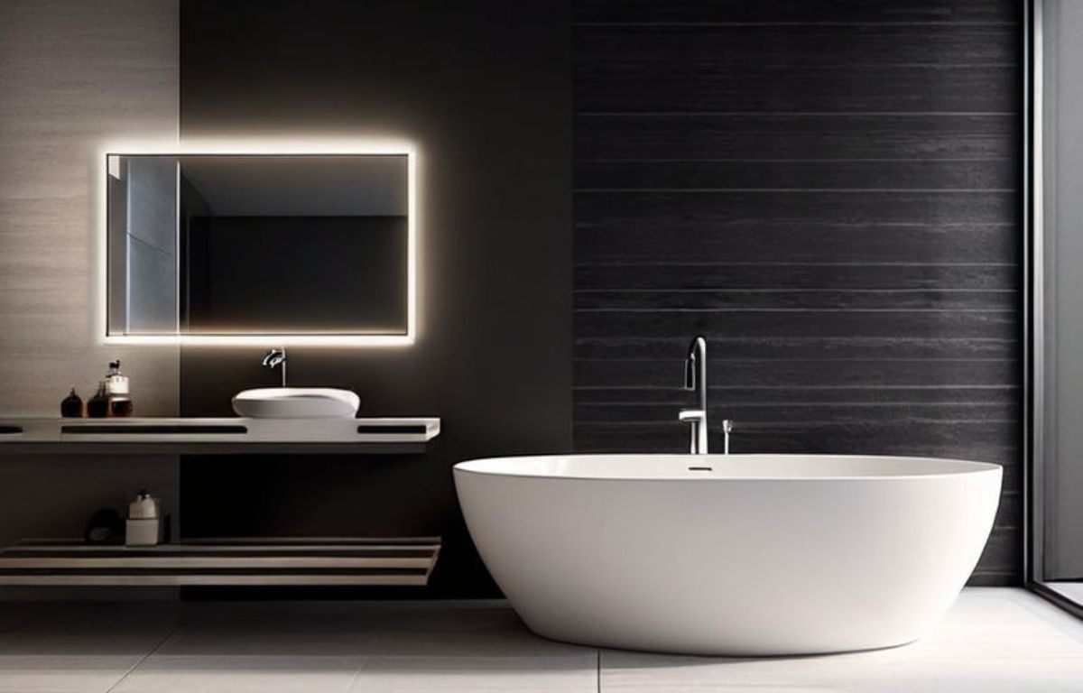 Images of bathrooms with minimalist design could help to convey this trend. Consider close-up shots of clean lines and simple shapes, or wider shots that show the overall design