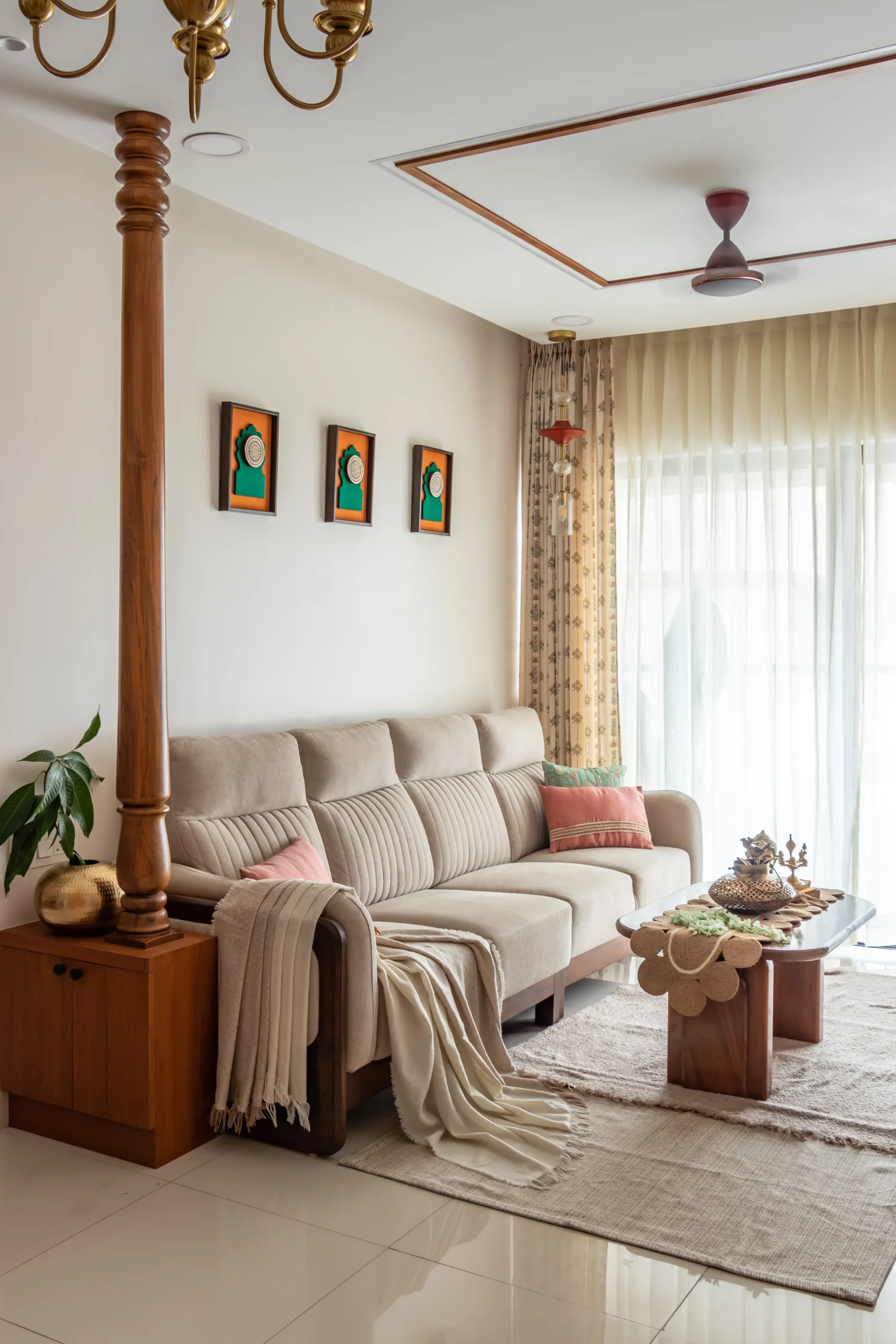 Beige Sofa