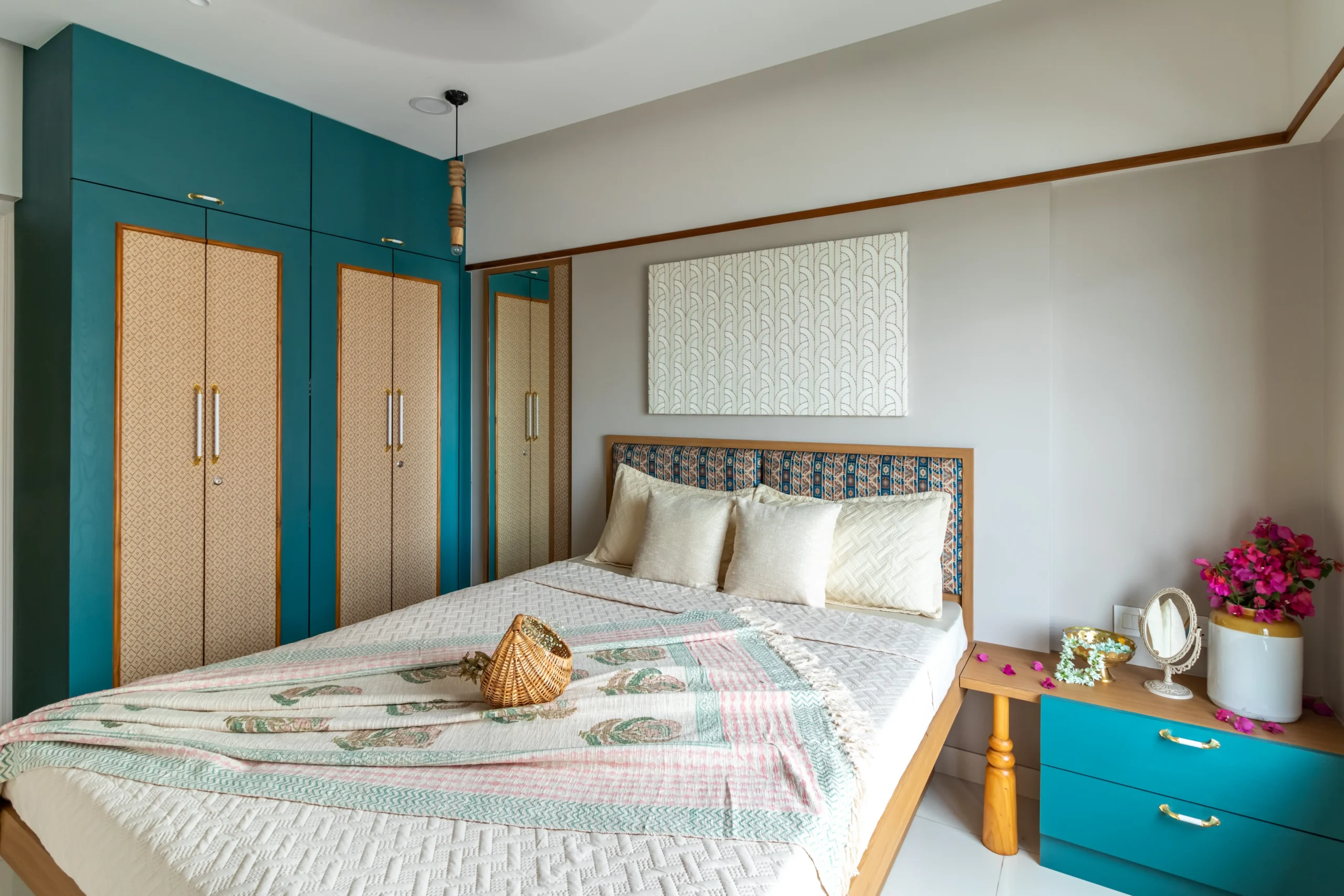 Teal Bedroom